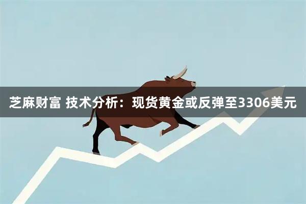 芝麻财富 技术分析：现货黄金或反弹至3306美元